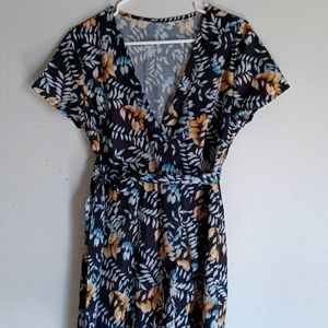 Floral Design Multi Color Dress  Lg